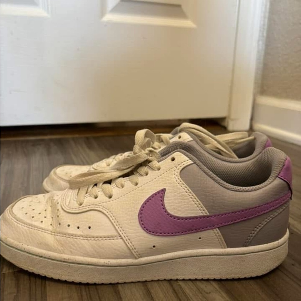 Nike Cream and Lavender Sneakers